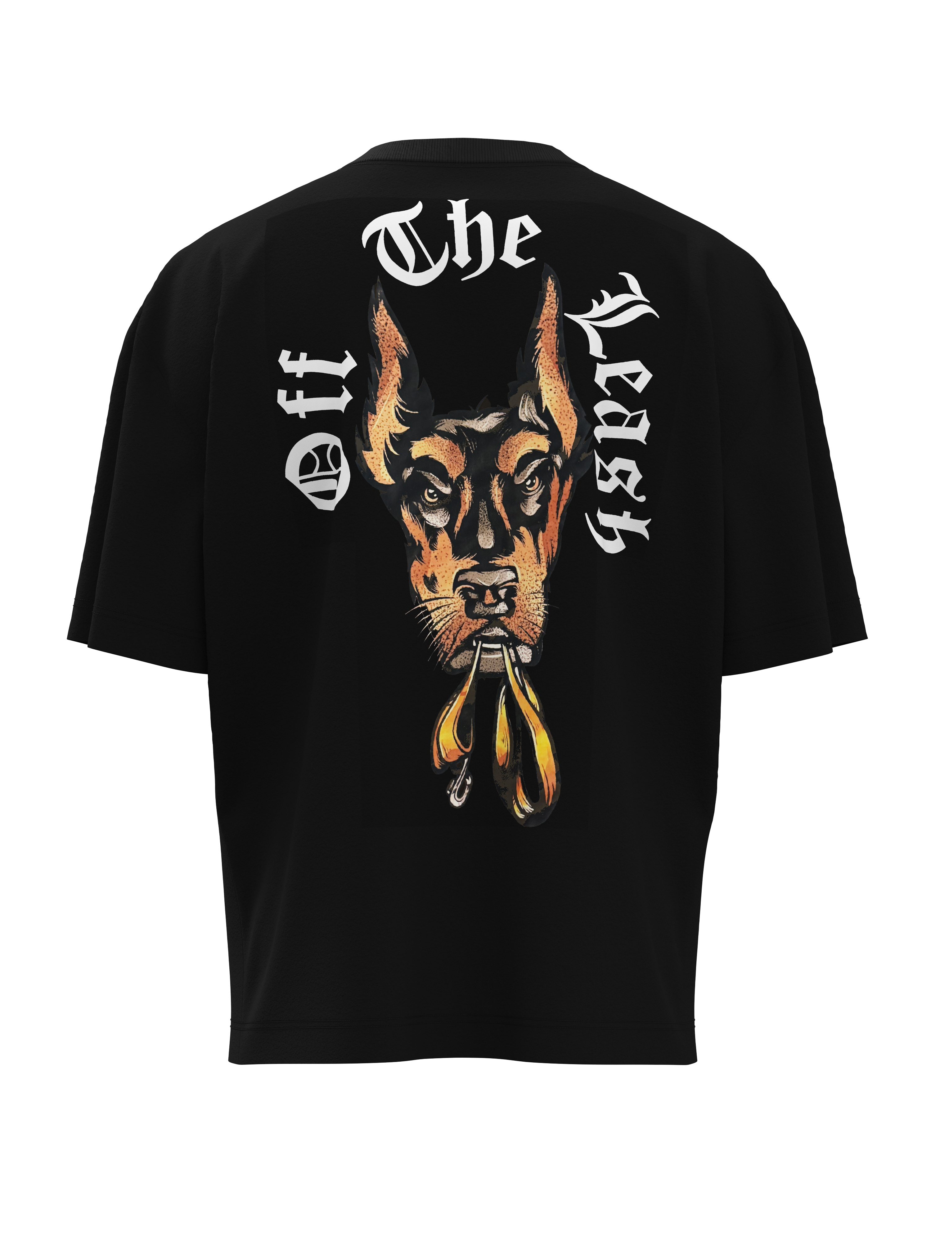 Signature Patented Chain Collar Tee — Black